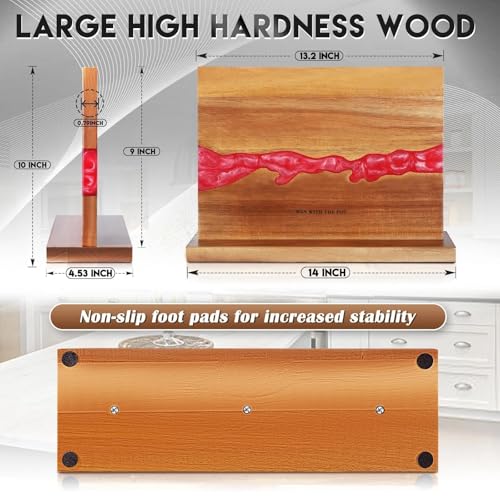 Double Sided Countertop Magnetic Knife Block 14 x 10"