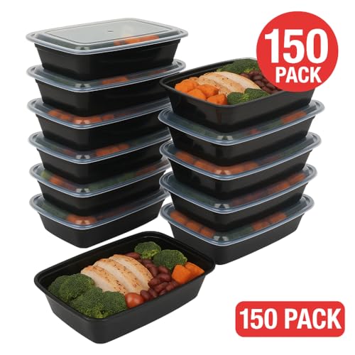 Meal Prep Containers W (150 Pack / 32 oz)