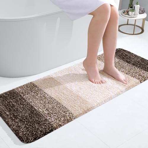 Bathroom Runner Rug 47x17 (47" X 17" / Light Brown)
