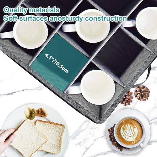 Mug and Cup Storage Box with Dividers (Mug storage Box)