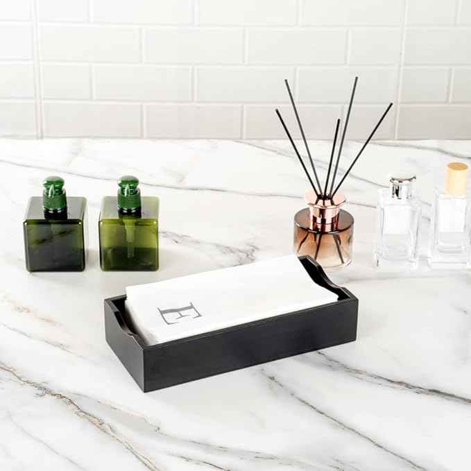 Luxenap 15.8 X 7.9 Inch Linen-Feel Guest Towels, 50 Lettered Hand Towels - Silver Letter 'E', Sans Serif Font, White Paper Dinner Napkins, airlaid, For Restrooms And Tables - Restaurantware
