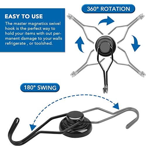 85lbs+ Magnetic Magnet Hooks 2026 Cruise Cabin Ship Essentials (Black / 1in)