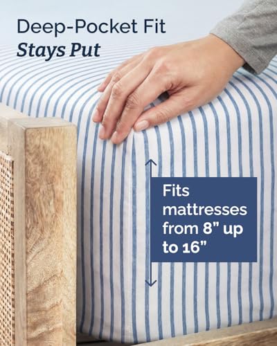 Full XL Sheets (43 - Blue Stripes 2 / Full XL)
