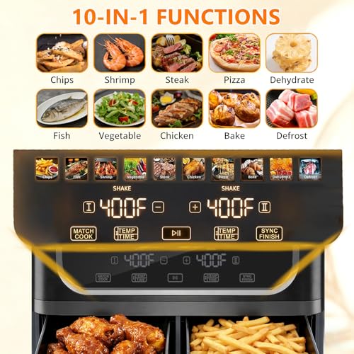 9.5 Qt Dual Basket Air Fryer