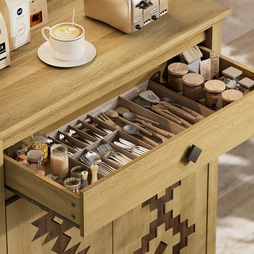 32'' Buffet Cabinet with Storage (Oak)