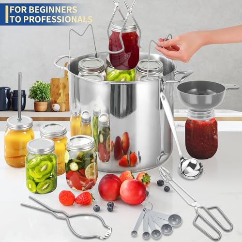Canning Supplies Starter Kit (9-Pcs Set / Gray)