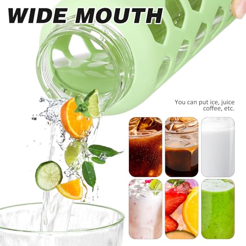 Glass Water Bottle (Mustard / 24 Ounces)