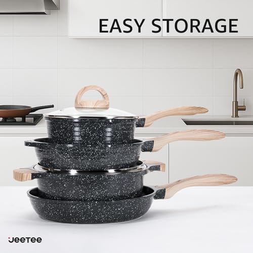 24Pcs Ceramic Cookware Set (24 pcs Grey Ceramic)