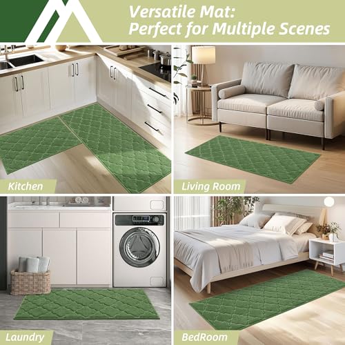 Kitchen Rugs Non Slip Washable 24"x60" (14.4 Sq Ft)
