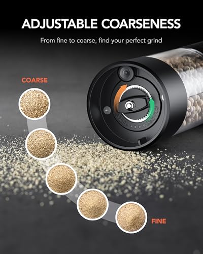 Electric Salt & Pepper Grinder Set (2 Count)