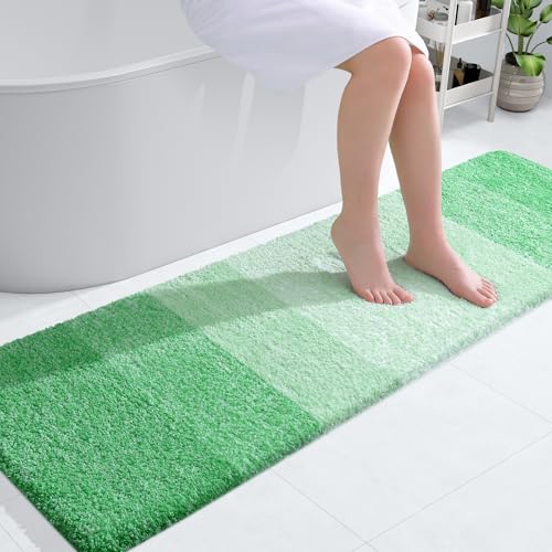 Bathroom Runner Rug 59x17 (59" X 17" / Green)