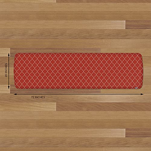 Elite Premier Anti (72"L x 20"W x 0.8"Th / Trellis Red Chile)