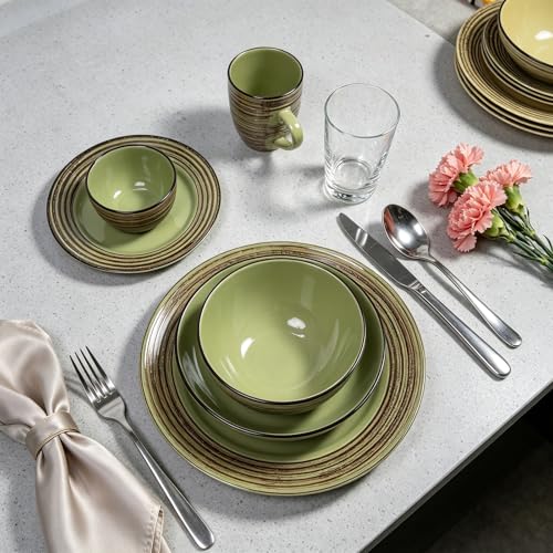 48 Piece Dinnerware Set (Oak Forest / Service for 8 - 48pc Set)