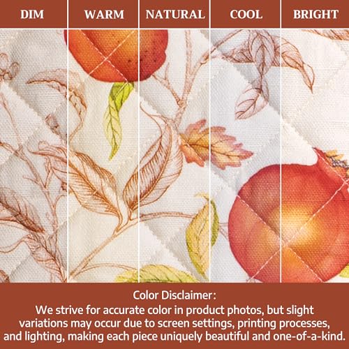 Maison d'Hermine Oven Gloves 100% Cotton Oven Mitt (128 - Vintage Harvest / 7.5" x 13" (Oven Mitt))