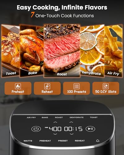 Brio Plus Air Fryer 8 Qt (8 quart / Black)