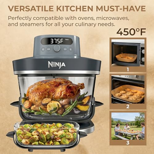 Air Fryer Liners Disposable (200PCS for Ninja Crispi Pro)