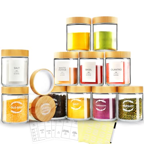 Spice Jars with Label