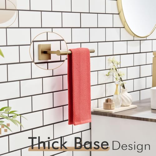 Bathroom Towel Bar Hand Towel Holders Wall Mount Toilet Kitchen Cabinet Paper Holder Stainless Steel Bath Hardware Champagne Bronze (Champagne Bronze / 1 Pack)