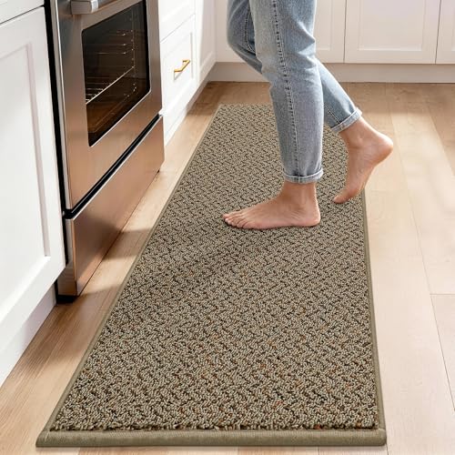 Kitchen Rugs Non (Taupe / 17“x48”)