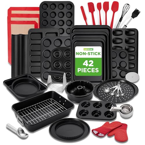 42 Pc Bakeware Set Nonstick (42-Piece Set)