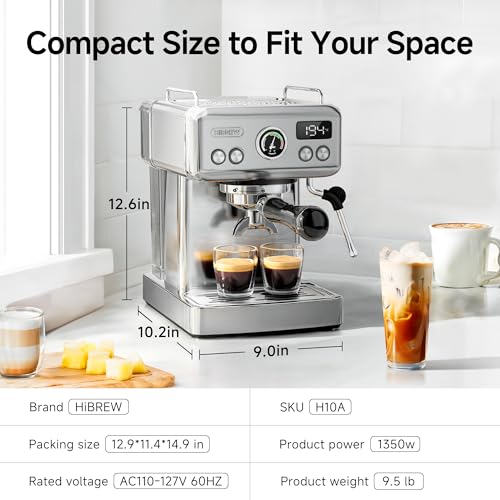 H10A 58mm Espresso Machine (Silver)