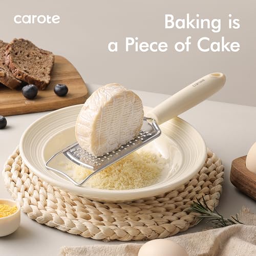 22 Piece Cooking Utensils Set with Wood Cool (22 PCS / Cream White)
