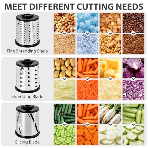 Rotary Cheese Grater (Bright White)