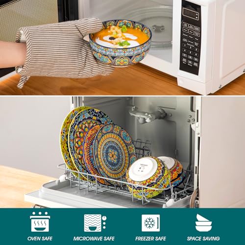 Plates and Bowls Sets (Service for 4 (12 Pcs))