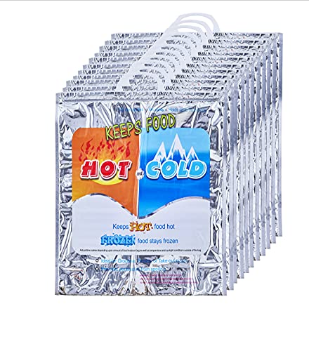 Hot and Cold Reusable Insulated Bag (Large (Meal and Grocery Size))