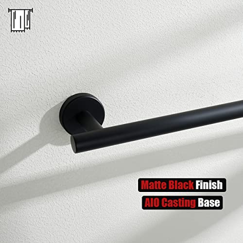 Black Bath Towel Bar (Black / 30.15 Inch)