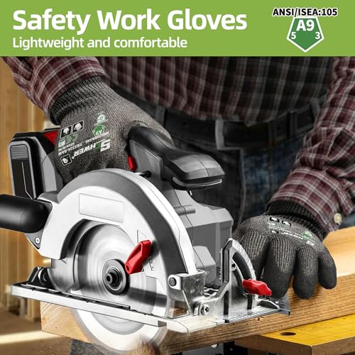 ProGuard High Level Cut Resistant Work Gloves PR3326 for Extreme Protection (Small / Black)