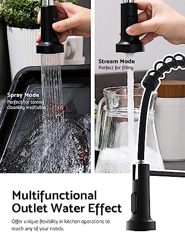 Touchless Kitchen Faucet (Matte Black)
