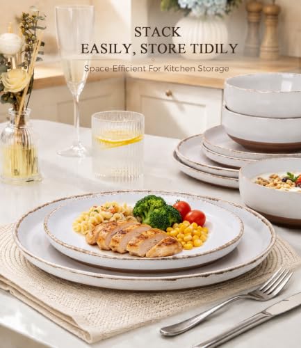 Dinnerware Sets for 6 (White / Service For 6(18Pcs))