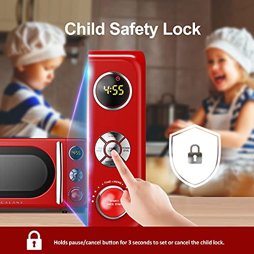 GLCMKA07RDR 07 Microwave Oven (Red / .7 cu ft / Classic)