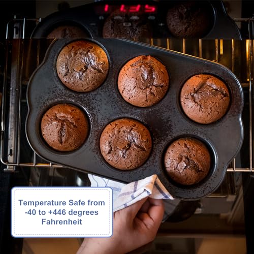 2pcs Silicone Muffins Pan (Purple)