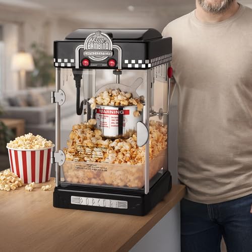Popcorn Little Bambino 2.5oz Popcorn Machine (Black)