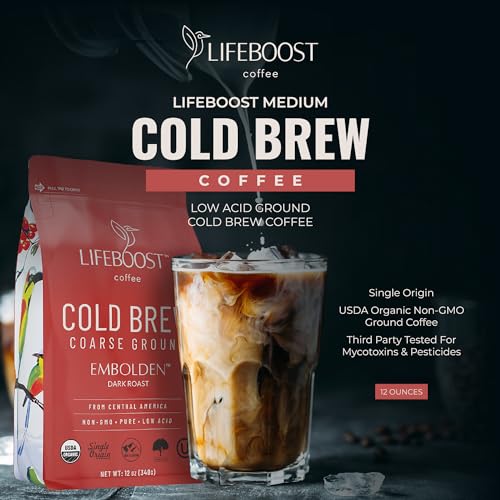 Dark Cold Brew Ground Coffee (12 Ounce (Pack of 1))