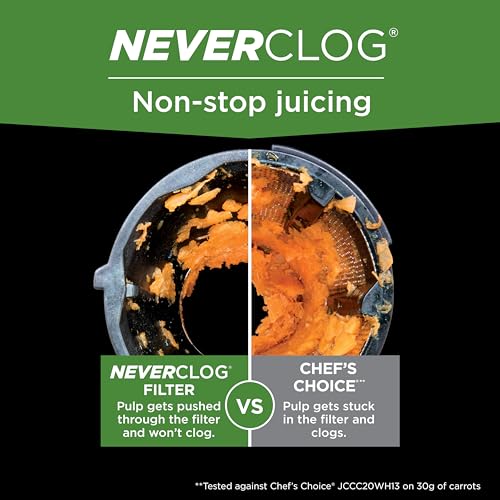 NeverClog Cold Press Juicer (Gray)