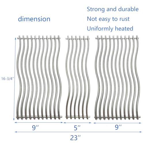 16-3/4" Cooking Grid Grates Replacement for Napoleon Triumph/Legend 325, 410 Gas Grill S87003 (16.75")