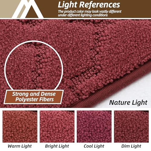 Kitchen Rugs Non Slip Washable 24"x36" (Red / 24"X 36")