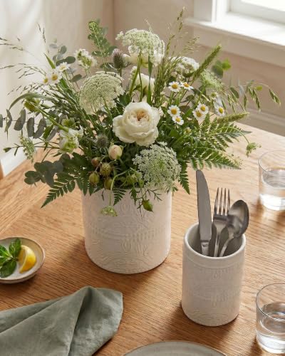 Kitchen Utensil Holder (2Pcs Bright White)