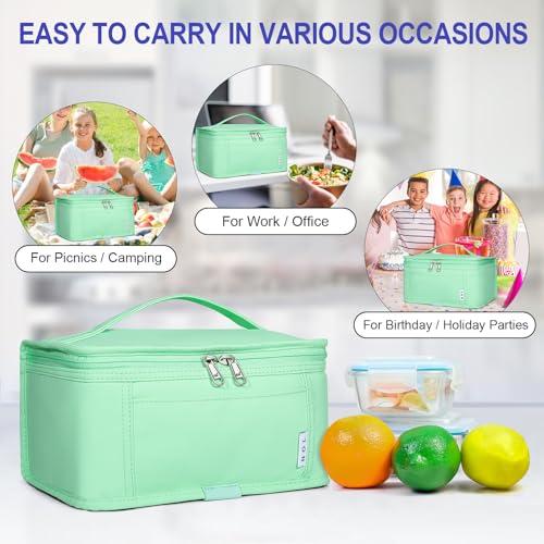 NOL Small Lunch Bag Mini Lunch Box Insulated Lunch Bag for Men