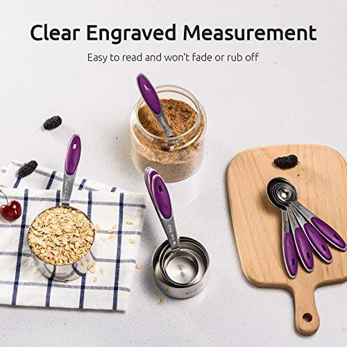 10 Piece Measuring Cups and Spoons Set in 18