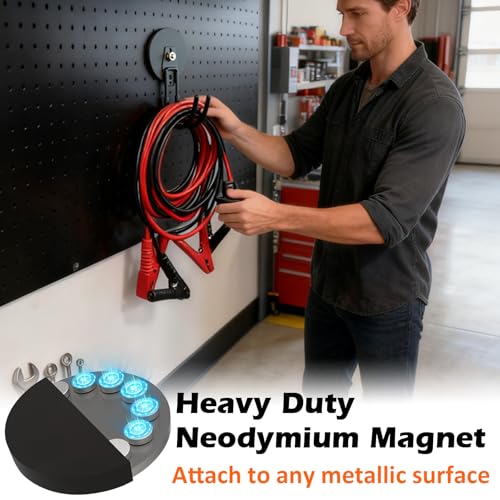 Updatde Magnetic Hooks (Updated 3.46in Magnet J Black Hooks 2PCS)