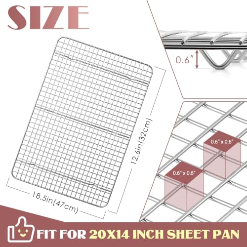 Cooling Rack Set of 2 (18.5"x12.6")