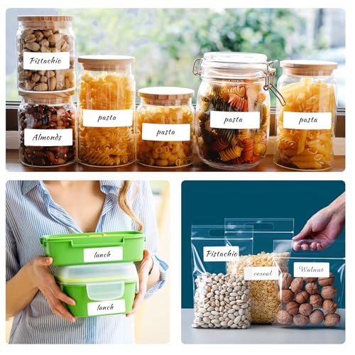 Removable Freezer Labels (White / 1×3 inch-2 rolls)