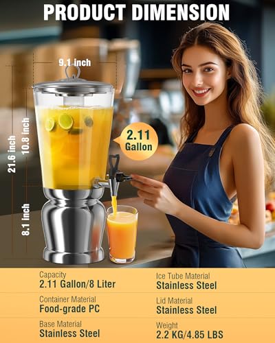Beverage Dispenser With Stand