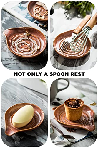 Spoon Rest for Stove Top (Reactive Red)