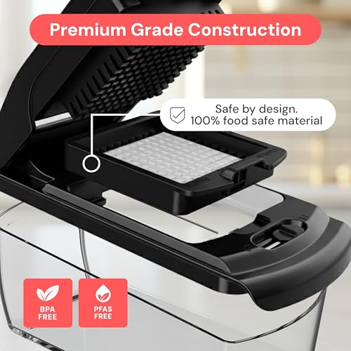 Pro Original Vegetable Chopper & Spiralizer (Black / 4 in 1)