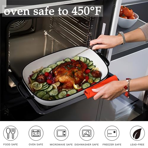 4.5 Quart Ceramic Baking Dish (4.5 quart White)